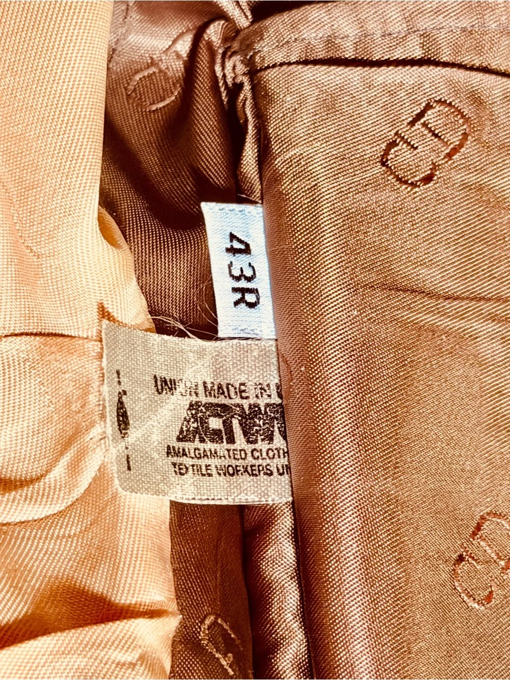 Dior Brown Glen Plaid Sportcoat with Tan Lining